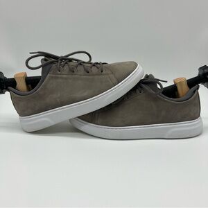 Samuel Hubbard Flight Shoes Mens 9.5 Gray Leather Upper Low Top M1600-049 M